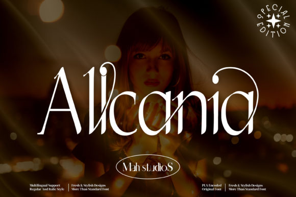 Allcania: A Slab Serif Font for Strong Branding