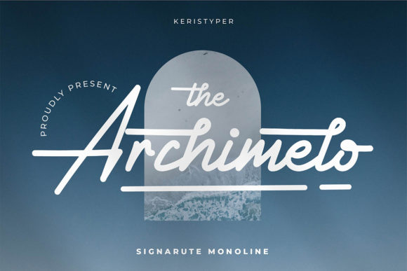 Archimelo: A Handwritten Font for Authentic Branding