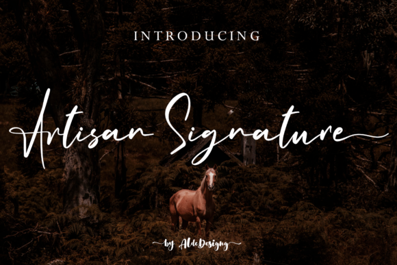 Artisan Signature: The Handwritten Font for Marketers