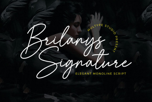 Brilanys Signature Typeface for Editorial Design