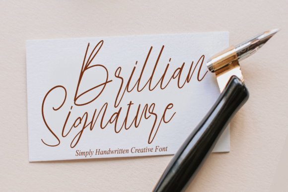 Brillian Signature Font for Elegant Branding