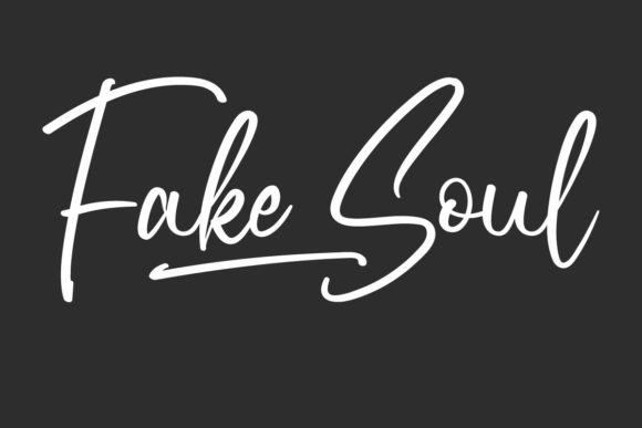 Fake Soul: A Luxurious Script Font for Crafters