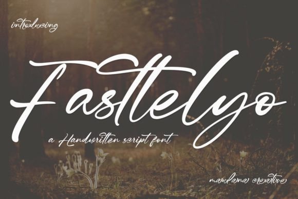 Fasttelyo: A Signature Script Font for Social Campaigns