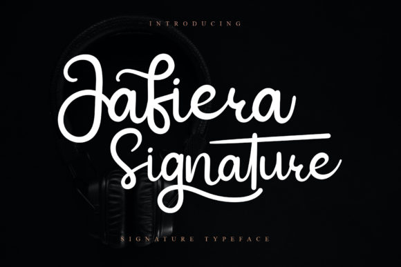 Jafiera Signature Font Review for Designers