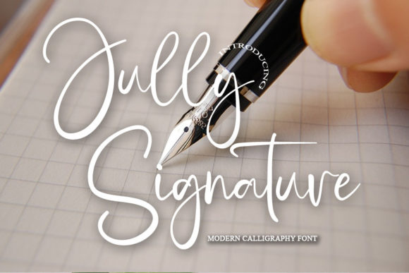 Jully Signature: A Dainty Script Font for Elegant Branding