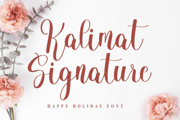 Kalimat Signature: The Script Font That Elevates Campaigns