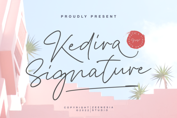 Kedira Signature: A Delicate Script Font for Web Design