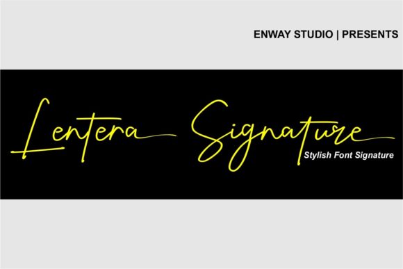 Lentera Signature: A Delicate Script Font for Web Design