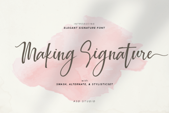 Making Signature Font Review for Designers