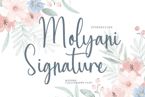 Molyani Signature: A Script Font for Branding