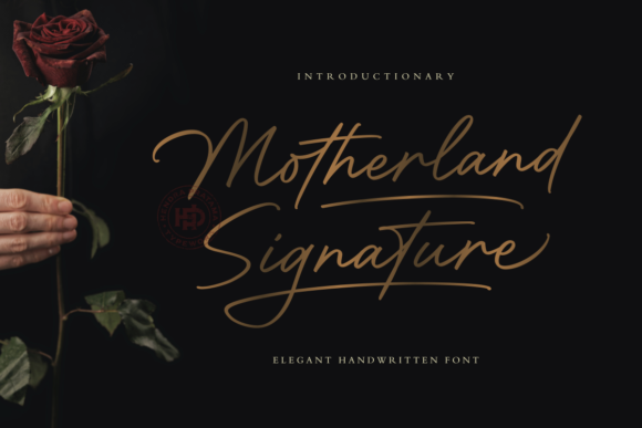 Motherland Signature: A Timeless Handwritten Font for Editorial Design