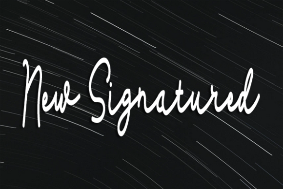 New Signatured: A Handwritten Typeface for Relaxed Editorial Design