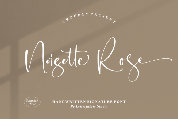 Noisette Rose: A Handwritten Font for Branding