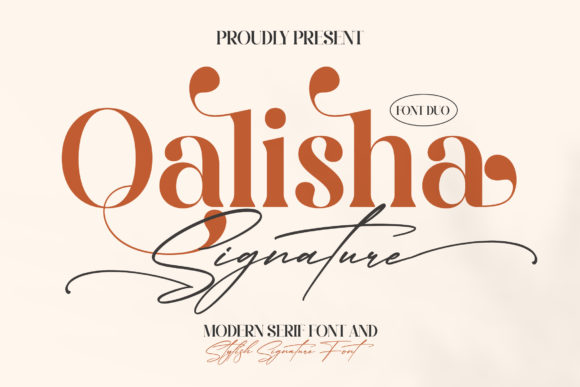 Qalisha Signature: A Serif Font for Editorial Charm