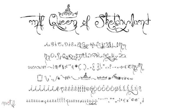 Queen of Sketchyland: A Refined Script Font for Editors