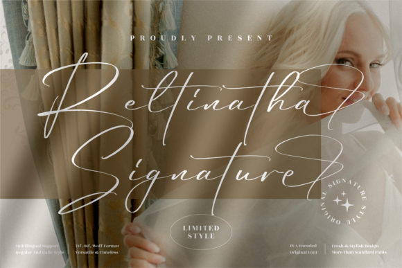 Reltinatha Signature Font Review for Web Design