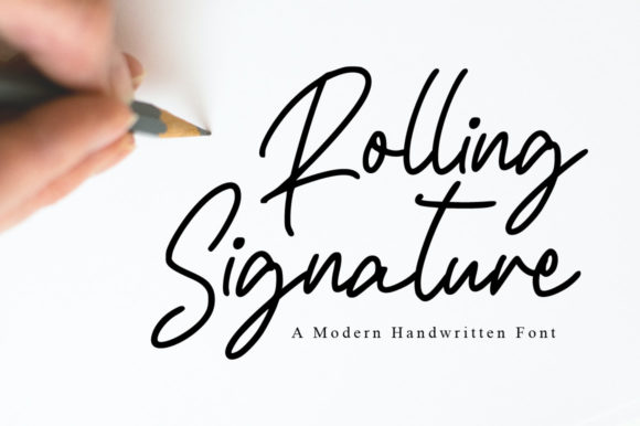 Rolling Signature: The Handwritten Font for Brands