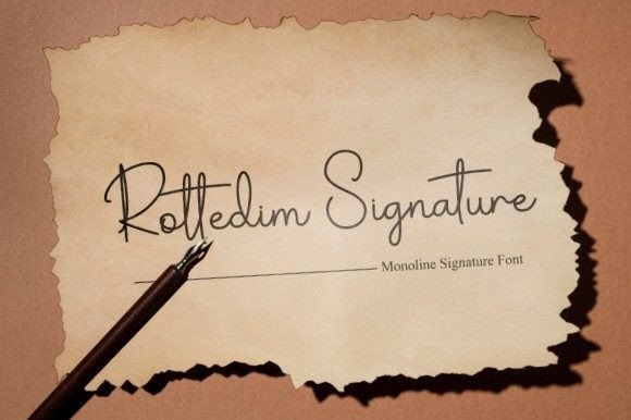 Rottedim Signature: A Premium Script Font for Web Design