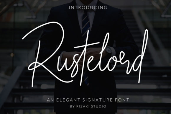 Rustelord Signature Font for Web Design