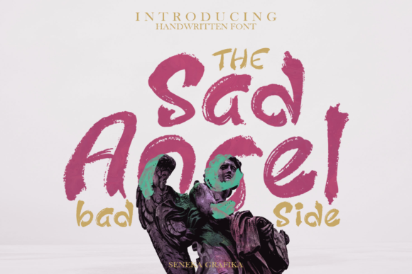 Sad Angel: The Script Font That Elevates Brand Identity