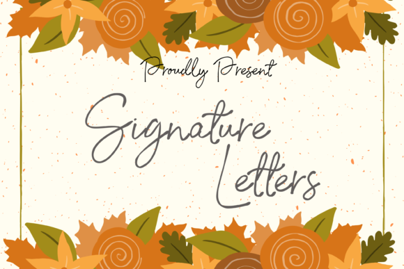 Signature Letter: A Delicate Handwritten Font for Web