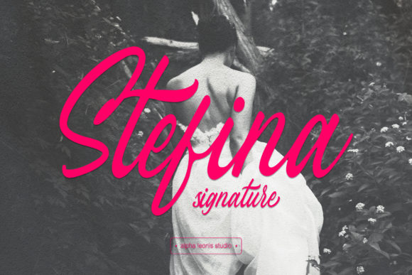 Stefina Signature: A Script Font for Polished Branding