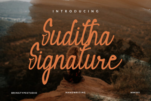Suditha Signature: The Perfect Script Font for Branding
