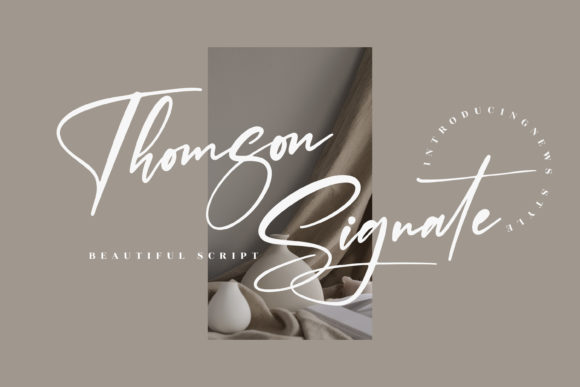 Thomson Signate: A Handwritten Font for Branding
