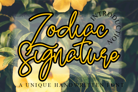 Zodiac Signature Font: A Campaign Review